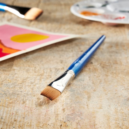 12 Pack: Cotman Watercolour™ Short Handle One Stroke Brush